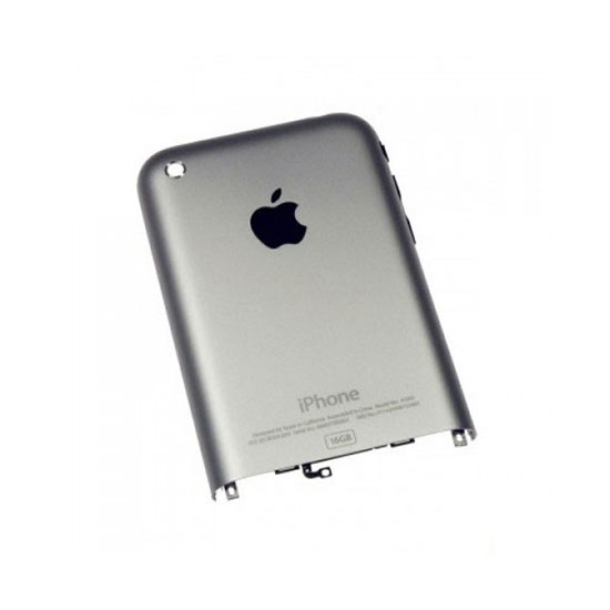 Крышка iPhone 2G задняя (оригинал) серебро