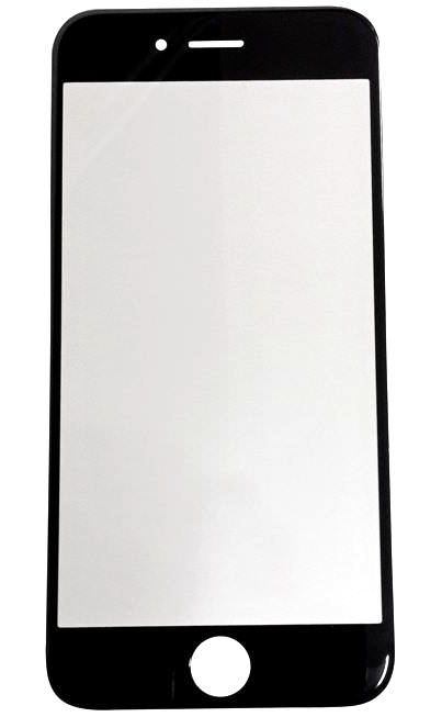 Стекло дисплея iPhone 6S plus (черное) с олеофобным покрытием
