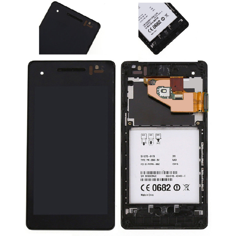 Дисплей LCD Sony Xperia V в сборе с тачскрином (high copy) 