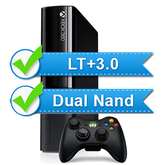 Microsoft Xbox 360 E 250GB + Прошивка + FreeBoot Dual Nand