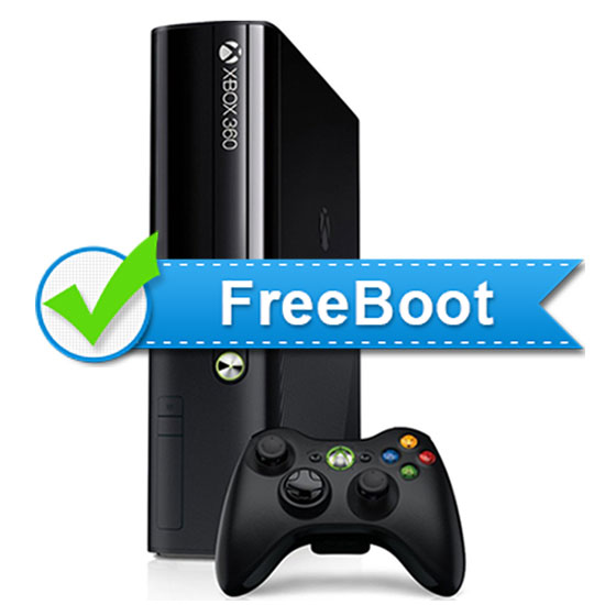 Microsoft Xbox 360 E 250GB + Freeboot