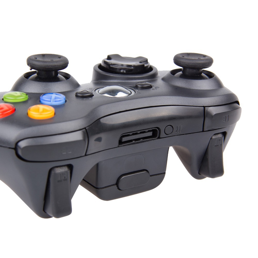 Джойстик Xbox 360 беспроводной (черный)