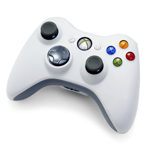Джойстик Xbox 360 беспроводной (белый)