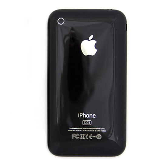 Крышка iPhone 3G задняя (оригинал) черная