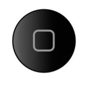 Кнопка Home iPad 2 (черная)