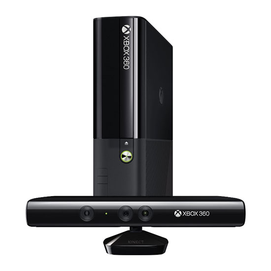 Microsoft Xbox 360 E 250GB + Kinect + Forza Horizon + Sport 2 + Adventures