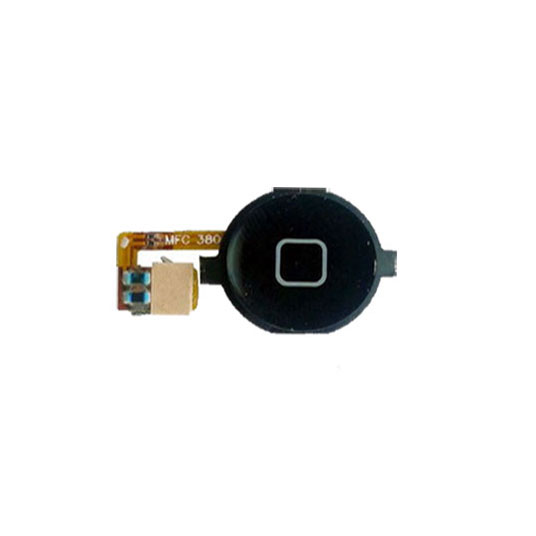Кнопка Home iPhone 3GS + шлейф (черная)