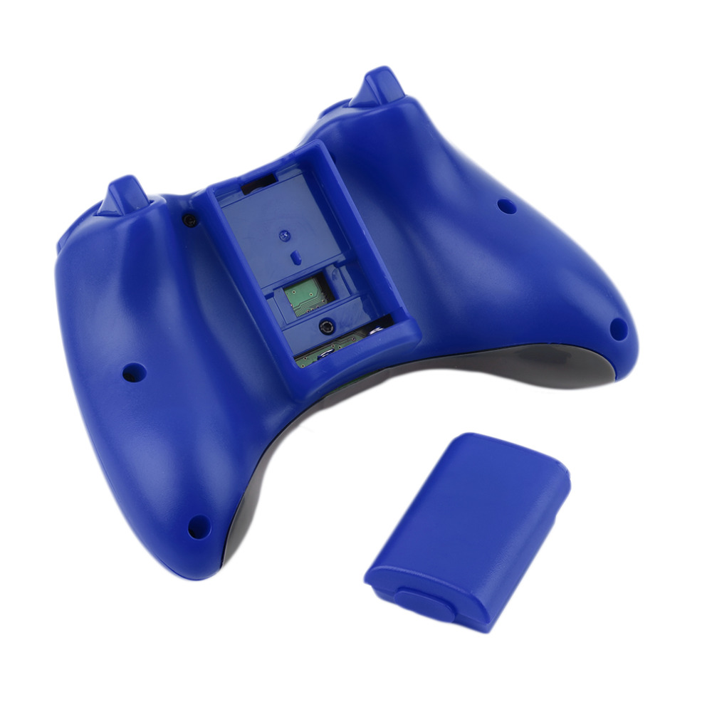 Джойстик Xbox 360 беспроводной (синий)