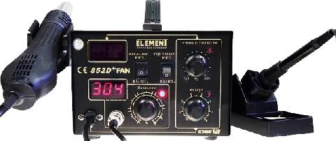 Паяльная станция ELEMENT 852D+FAN