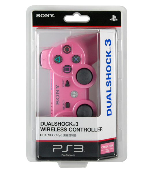 Джойстик Sony Dualshock 3 (розовый, оригинал)