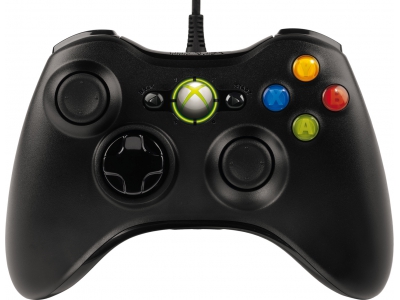 Джойстик Xbox 360 проводной (черный)