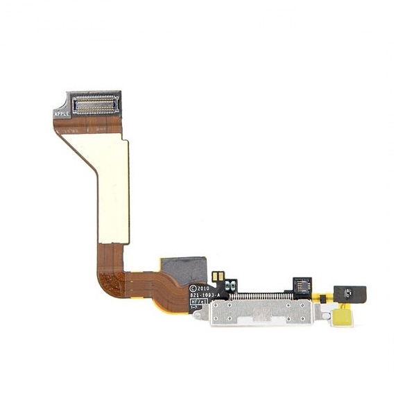 Шлейф нижний iPhone 4S (белый)