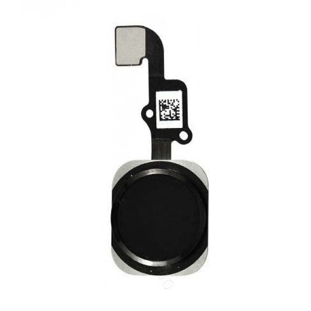  Кнопка Home + шлейф кнопки iPhone 6  (черная)