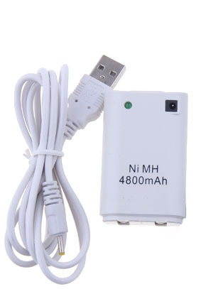Аккумулятор 4800mAh для Xbox оригинальный (белый)
